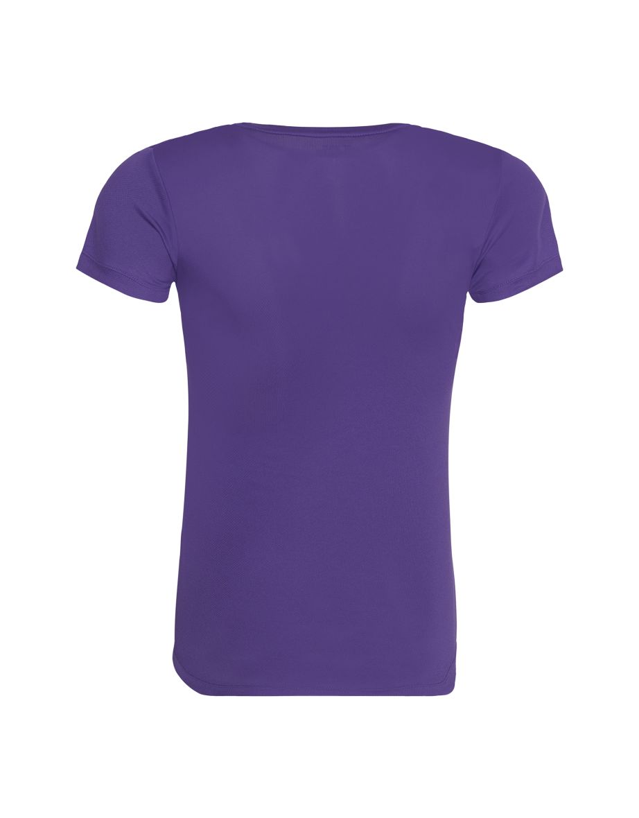 AWDis Just Cool Womens/Ladies Sports Plain T-Shirt - Purple - 1