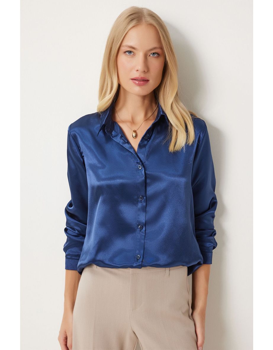 Shirt - Navy blue - Regular fit