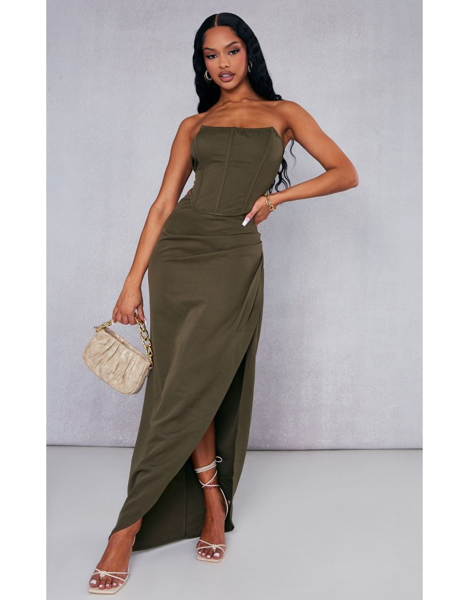 Khaki dress skirt new arrivals