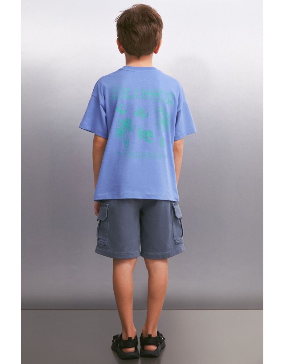 PERTH Men's Blue T-Shirt - 2