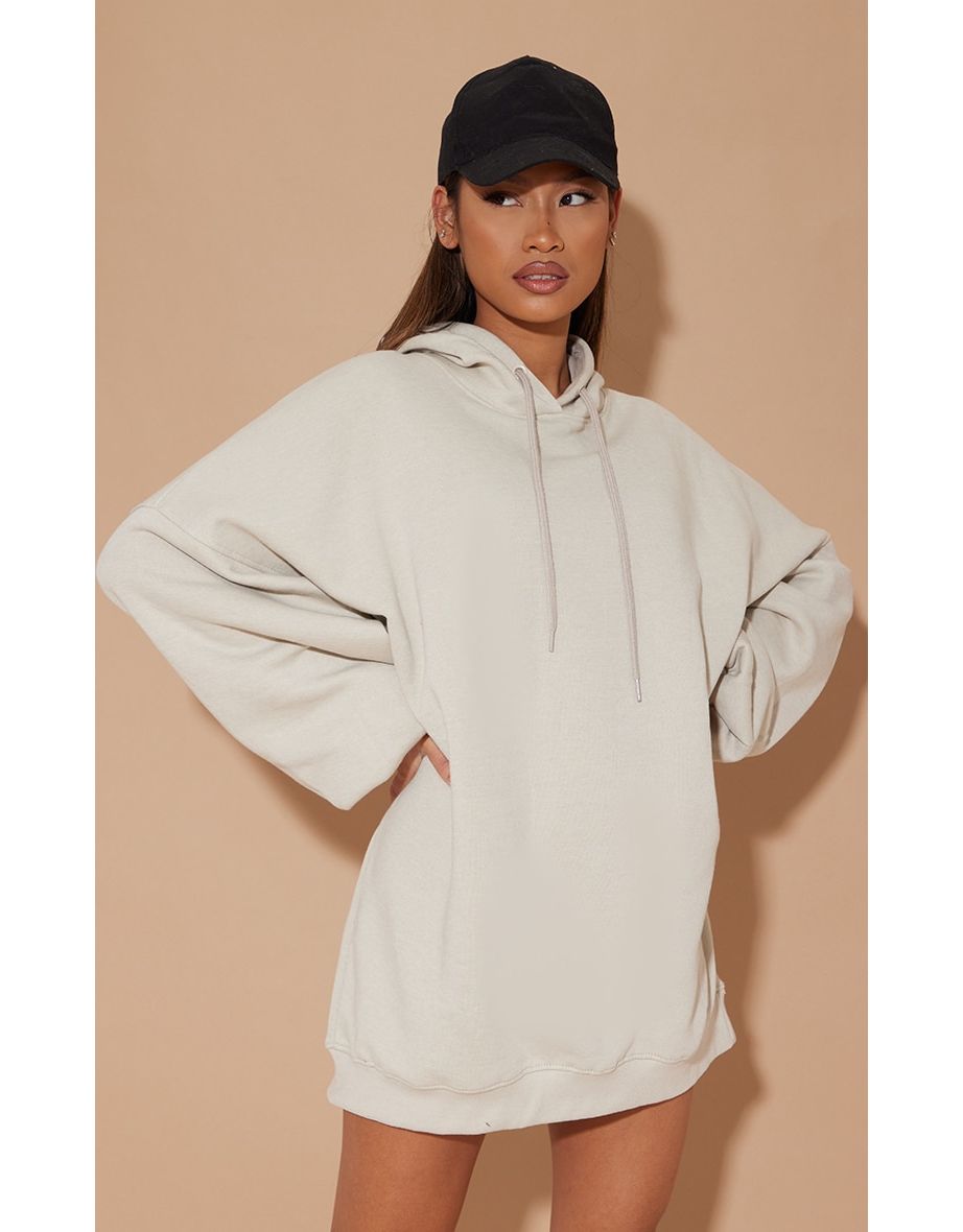 Oversized hooded sweat dress outlet