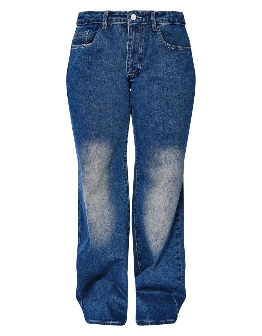 Petite Vintage Wash Low Rise Boyfriend Jeans - 4