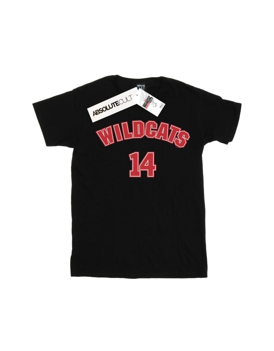 Disney Mens High School Musical The Musical Wildcats 14 T-Shirt - Black