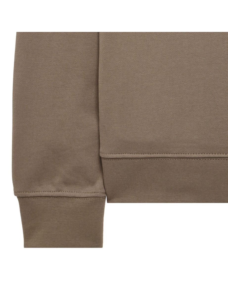 Men's Weekend Offender Matisa 1/4 Zip Sweatshirt in Brown - 5