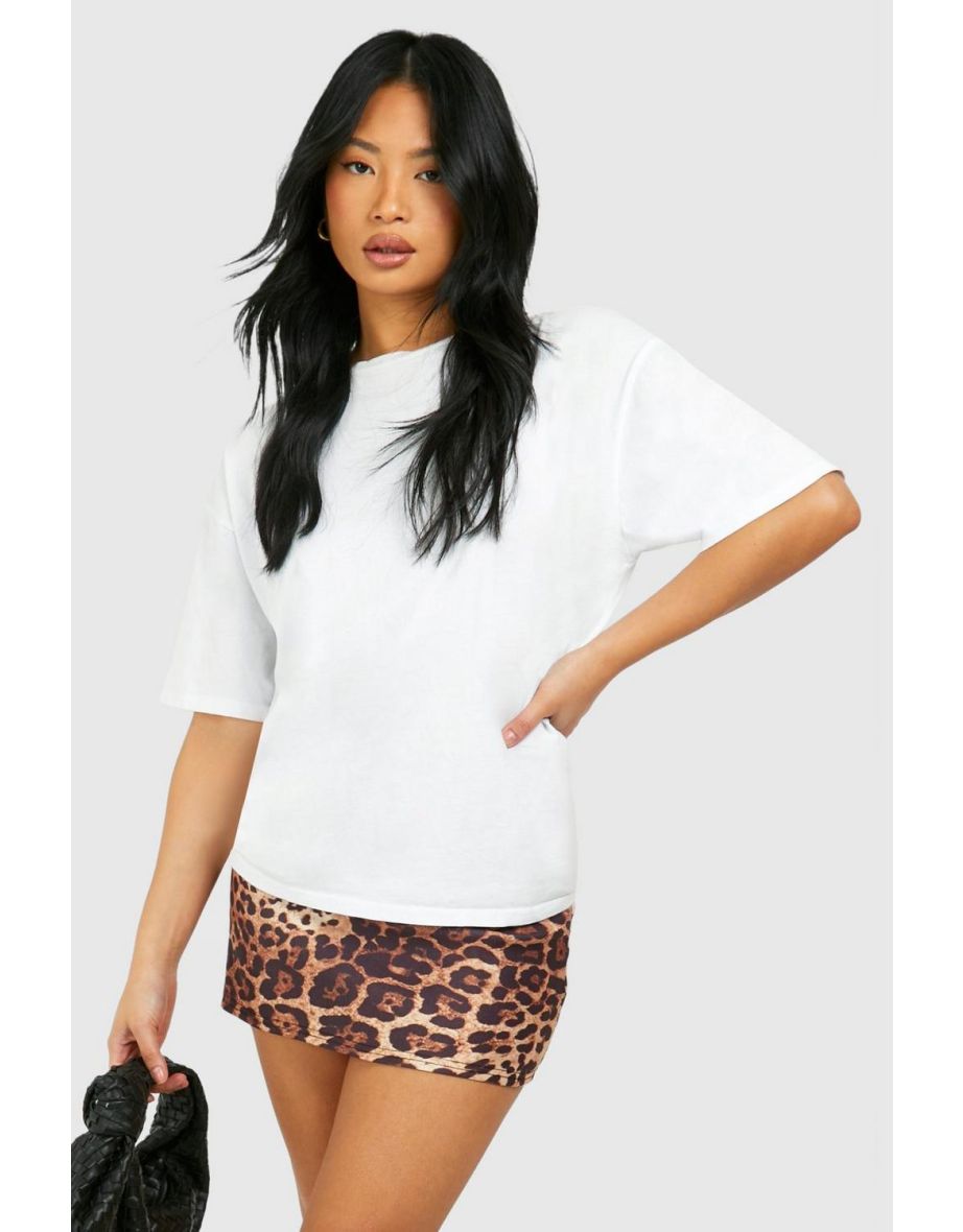 Leopard print skirt petite best sale