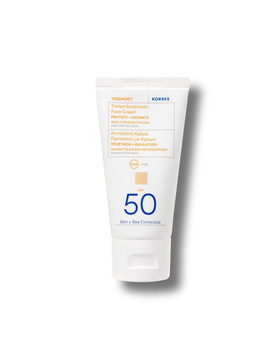 Korres Yoghurt Tinted Facial Sun Cream SPF50 50ml
