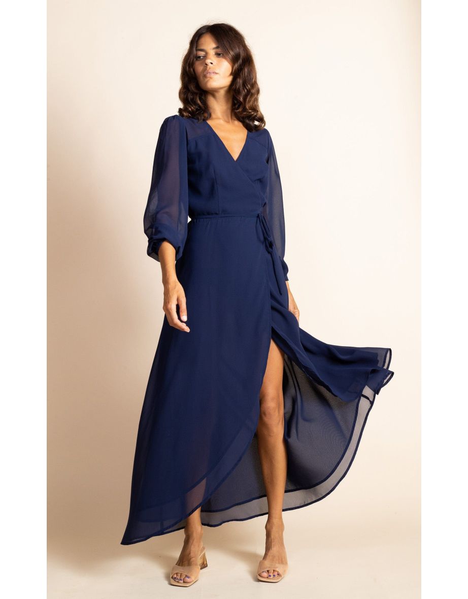 Navy outlet leopard dress