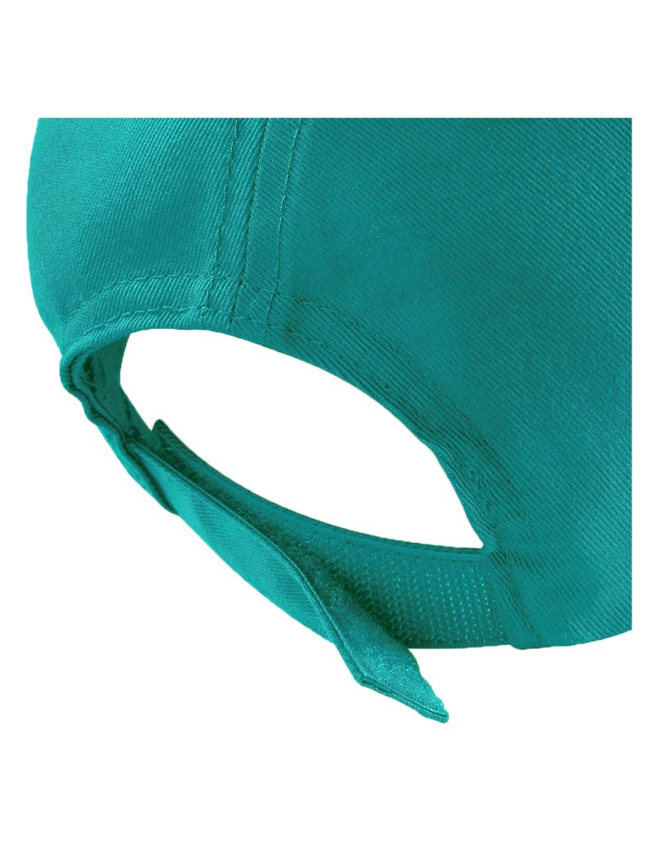 Beechfield Plain Unisex Junior Original 5 Panel Baseball Cap - Emerald - 2
