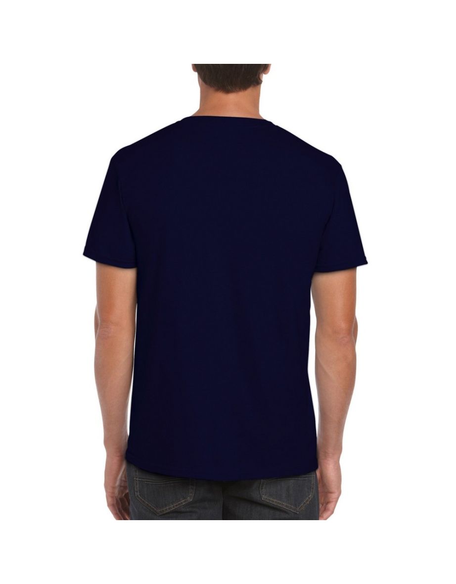 Gildan Mens Short Sleeve Soft-Style T-Shirt - Navy - 1