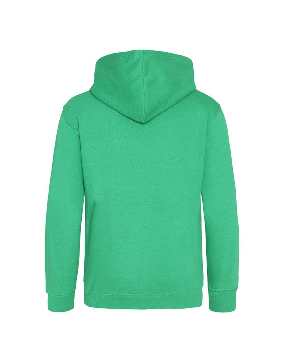Awdis Kids Unisex Hooded Sweatshirt / Hoodie / Schoolwear - Kelly Green - 1