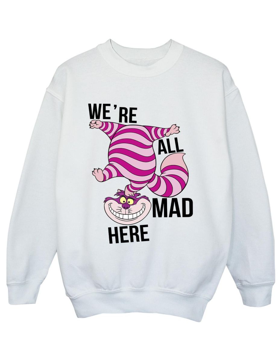 Disney Boys Alice In Wonderland All Mad Here Sweatshirt - 1