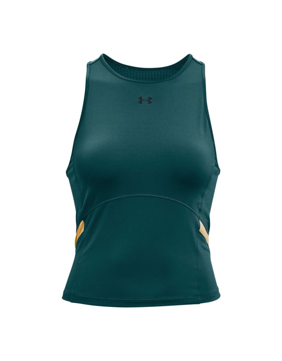 Women's Under Armour Armour Mesh Tank in Green