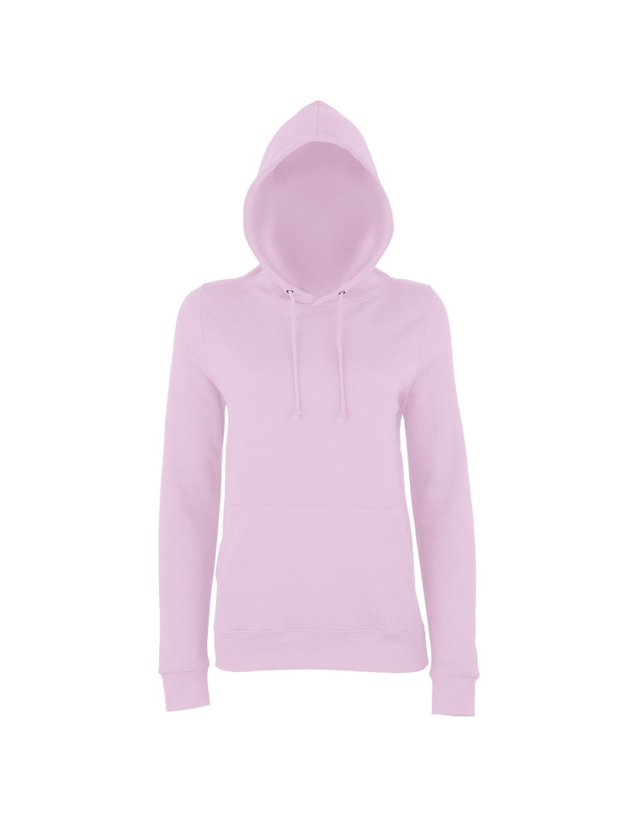 Shop AWDis Just Hoods Womens Ladies Girlie College Pullover Hoodie Baby Pink Online in Qatar VogaCloset