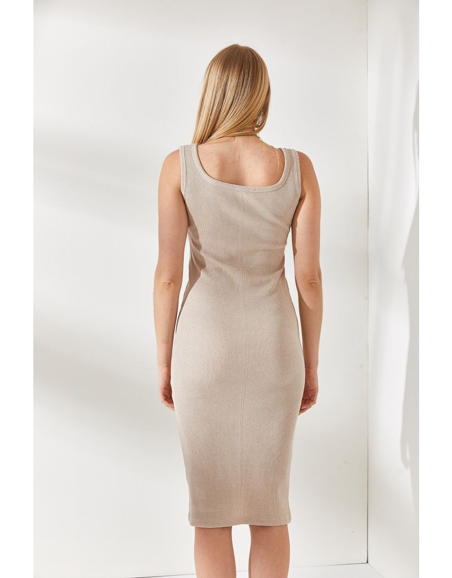 Dress - Gray - A-line - 4