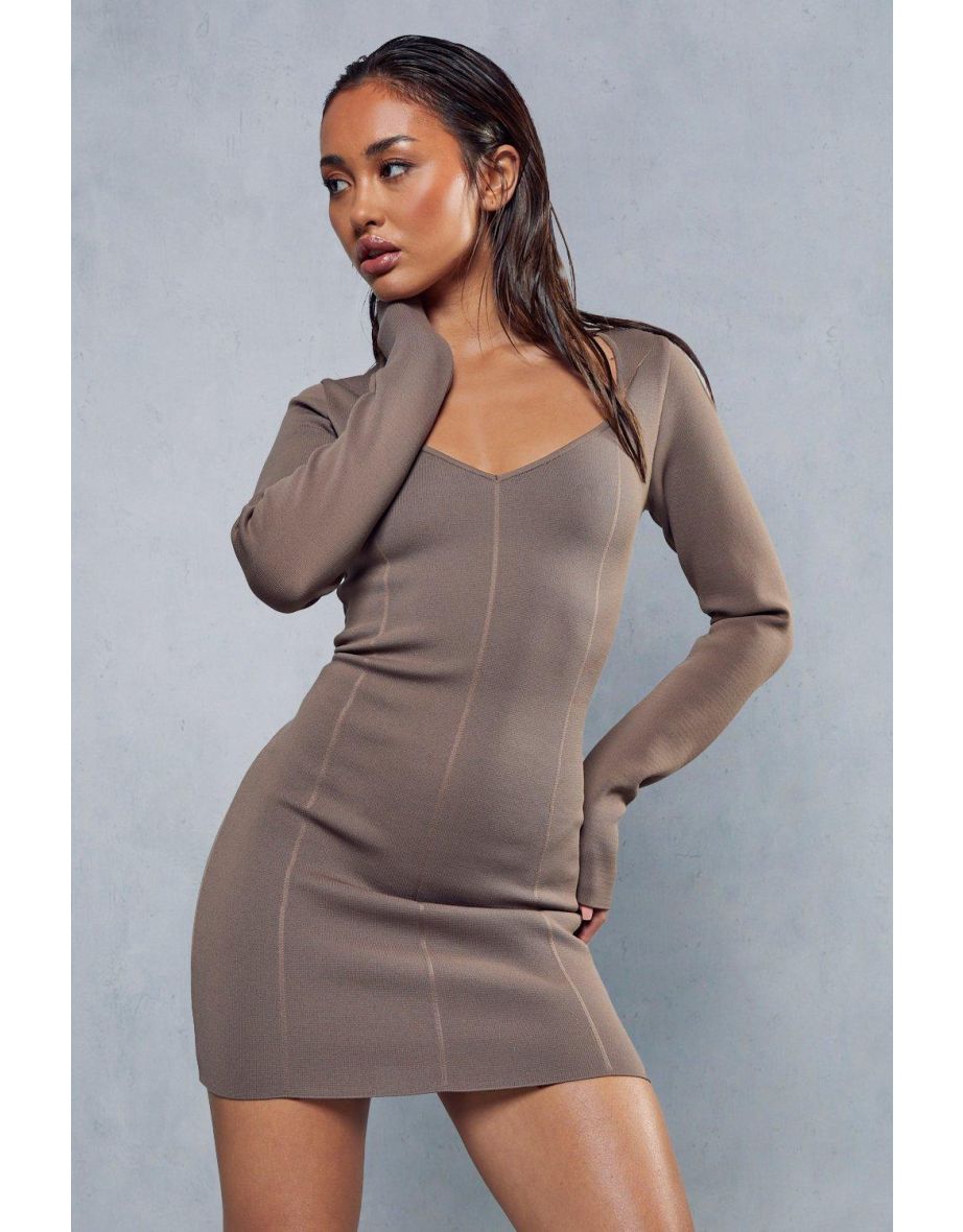 Bandage Knit Mini Dress