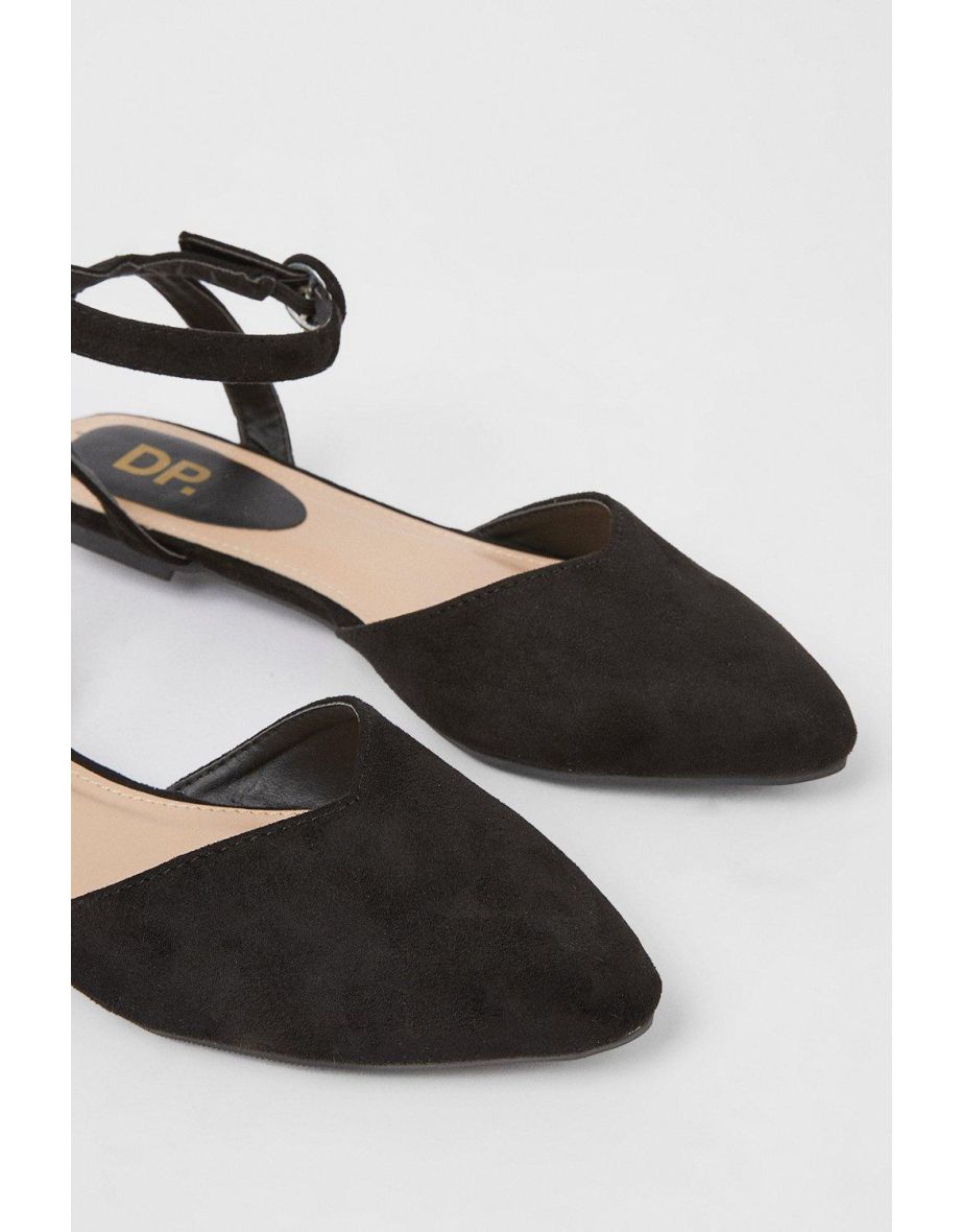 Poppy Open Back Ballet Flats - 3