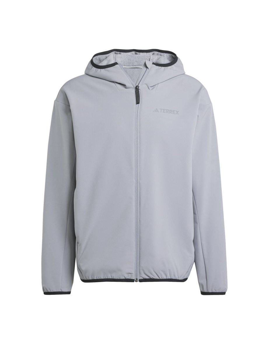Men's adidas TERREX Multi Cold.Rdy Softshell Jacket in Grey - 7
