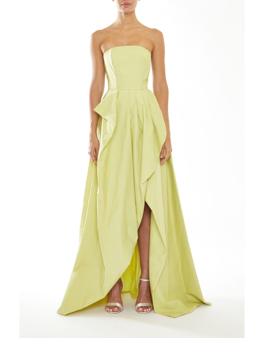 Emma Apple-Green Hi-Low Hem Maxi