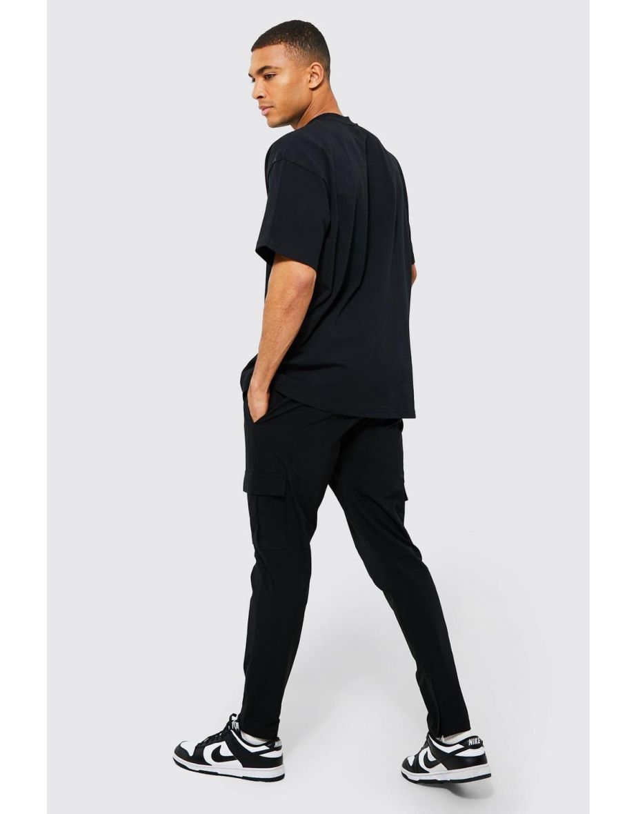 Tall Regular Flame Hem Gusset Jogger