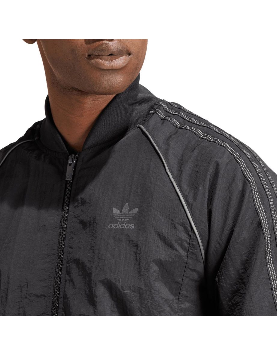 Men's adidas Originals SST Track Jacket in Black - 4