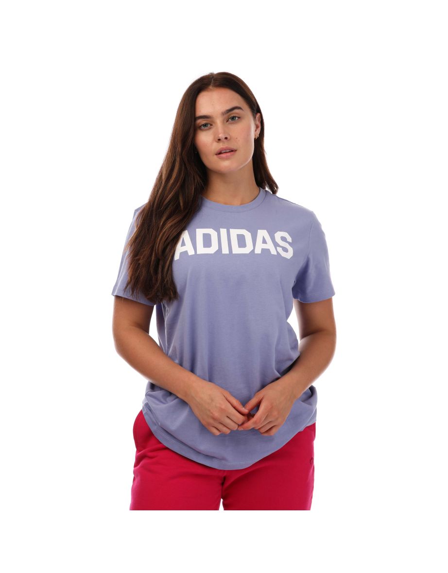 Women's adidas Originals Streetball T-Shirt in Purple