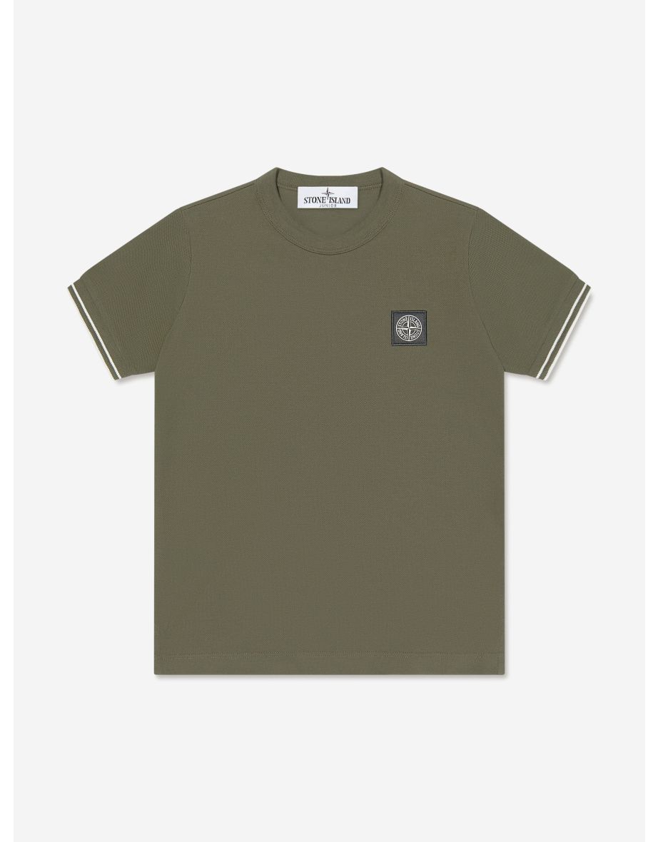 Boys Compass Logo T-Shirt in Green