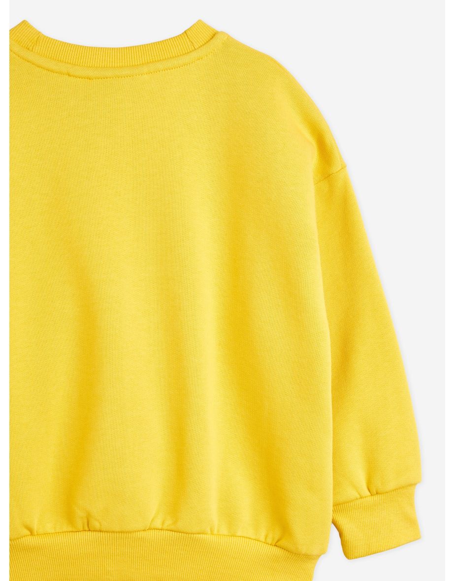 Mini Rodini Kids Agaha Dogs Swetshirt in Yellow - 4