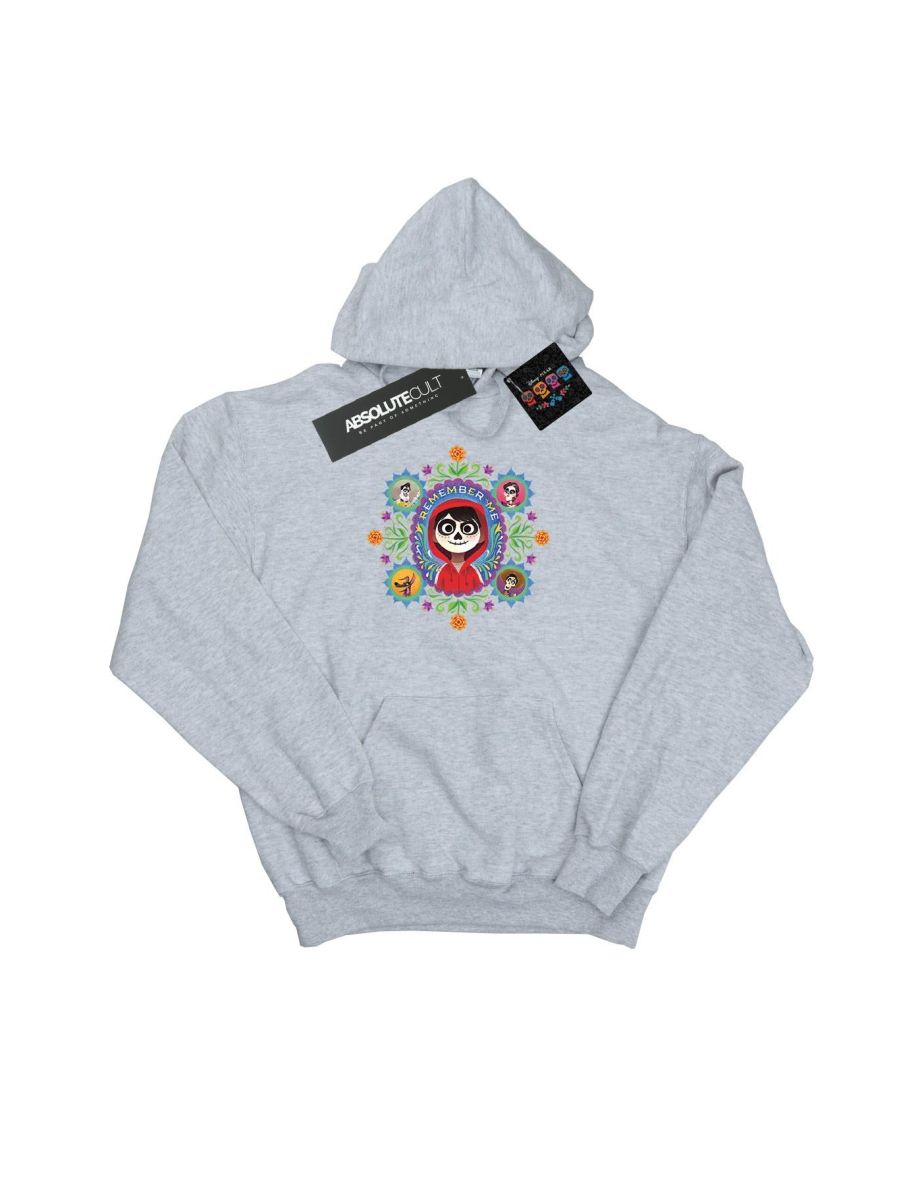 Disney Mens Coco Remember Me Hoodie - Sports Grey