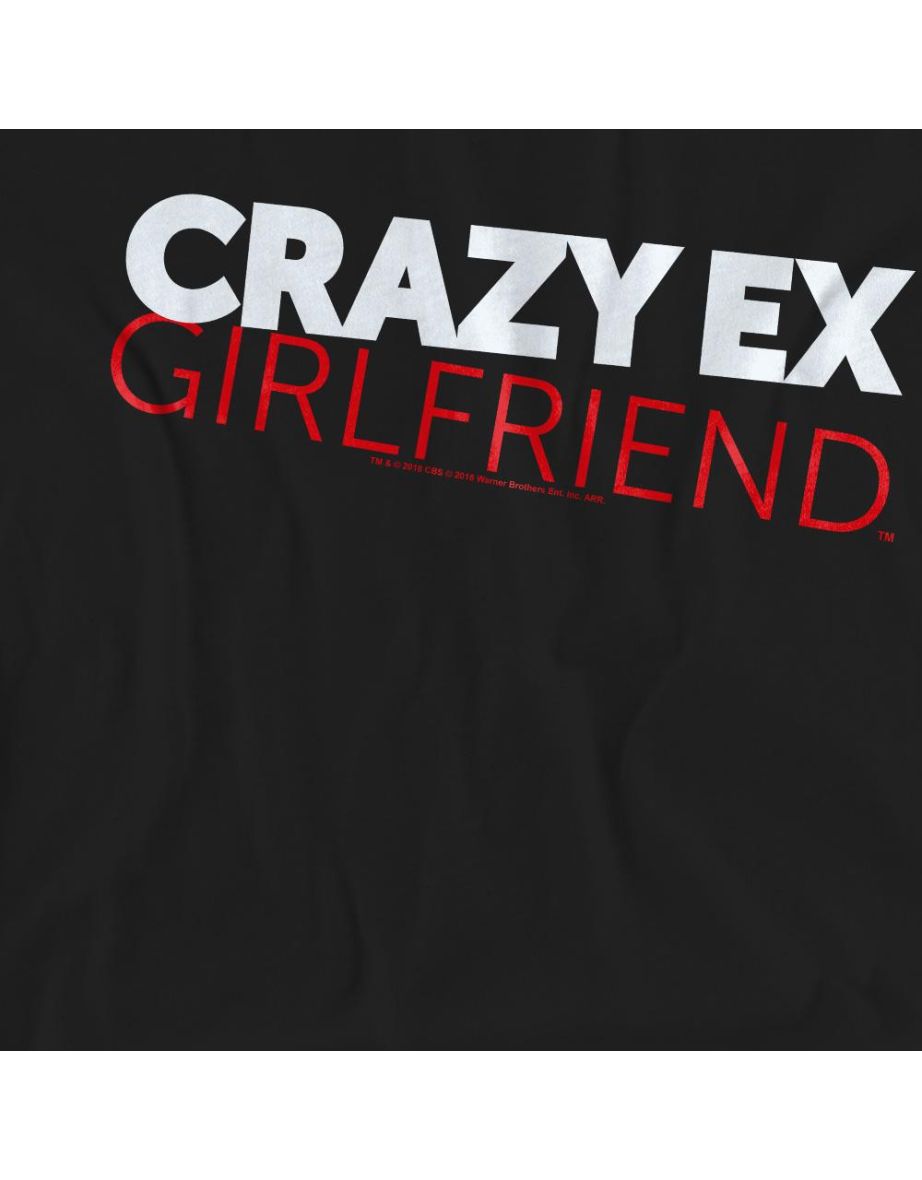Crazy Ex-Girlfriend Unisex Adult Logo T-Shirt - Black - 3
