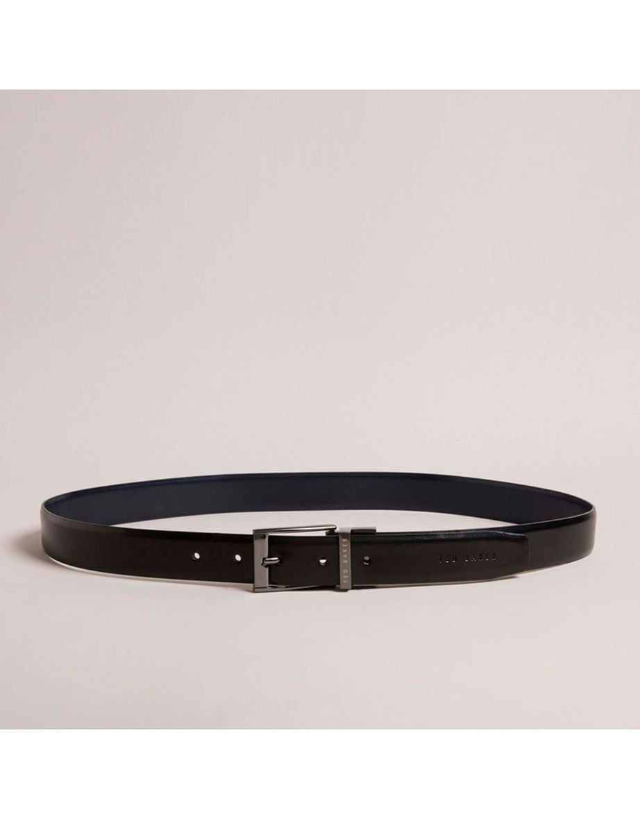 Accessories Ted Baker Crafts Reversible Leather Belt in Black