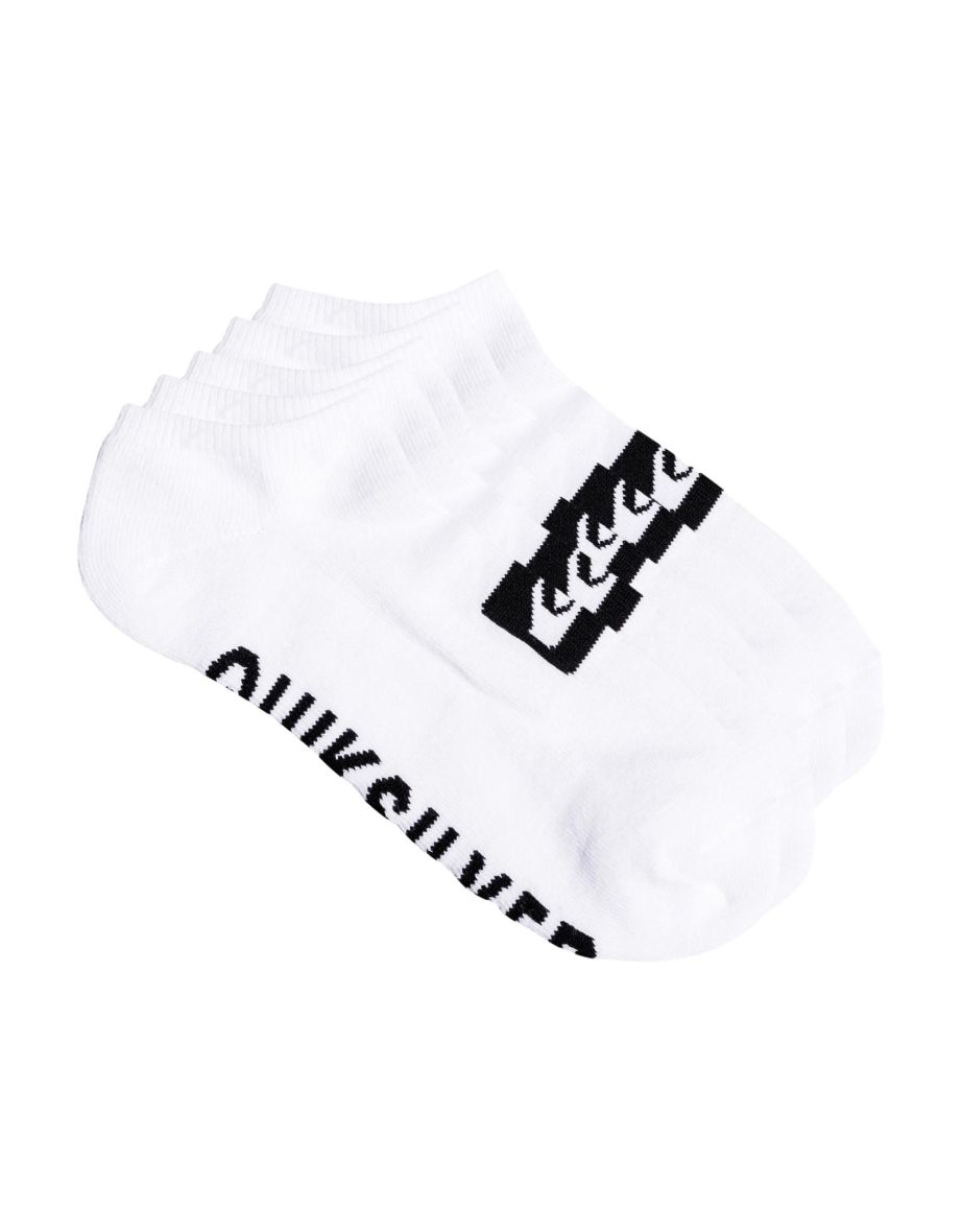 Quiksilver Mens 5 Pack Ankle Socks Low Profile Cut Trainer Sports Socks Liner - 1