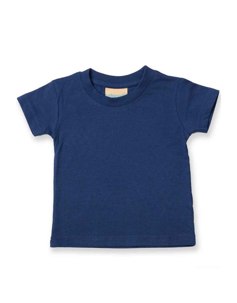 Larkwood Baby Plain T-Shirt - Navy