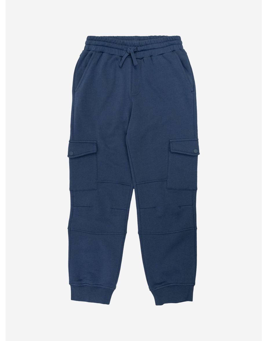 Boys Cargo Joggers in Blue