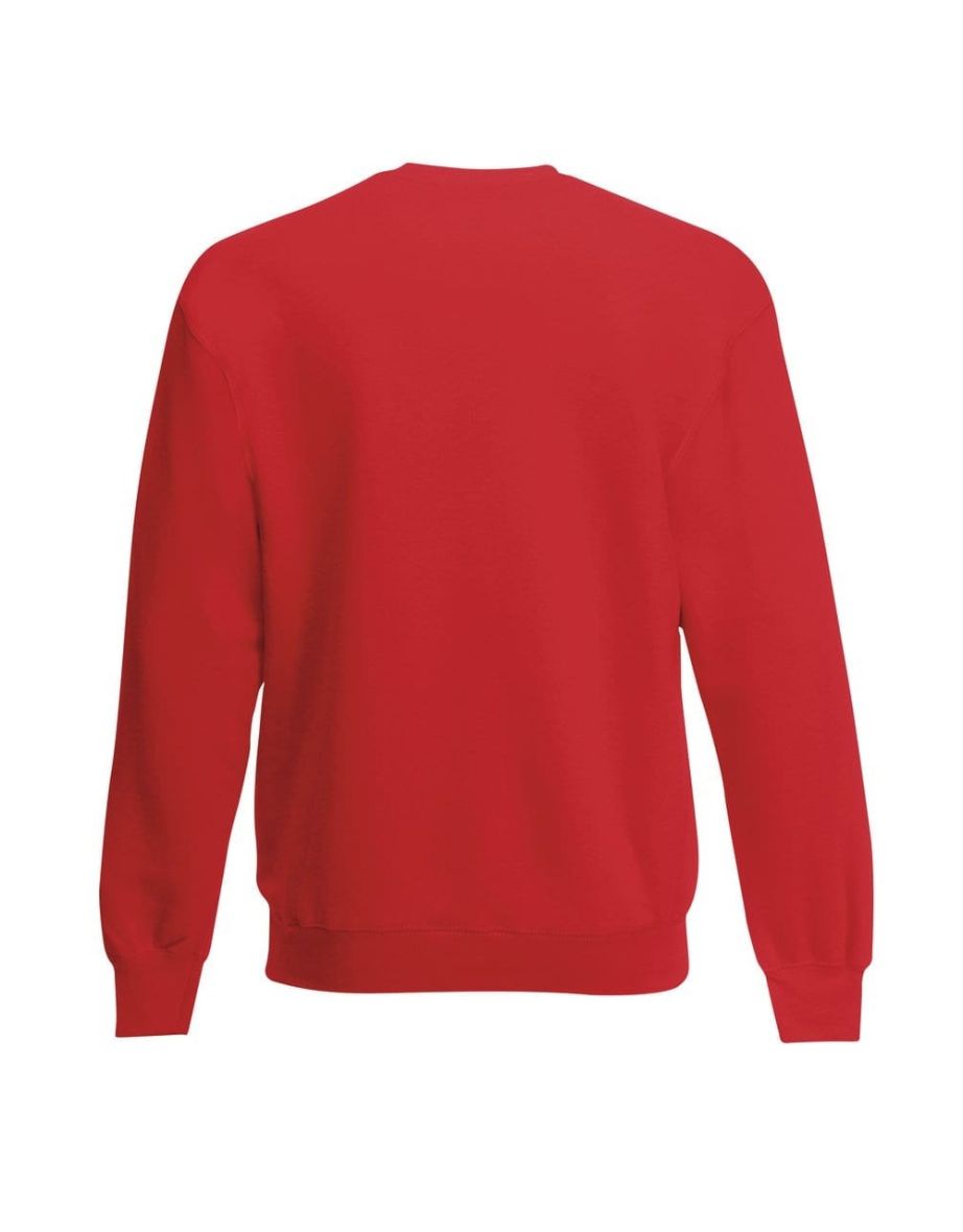 Fruit Of The Loom Kids Unisex Classic 80/20 Set-In Sweatshirt (Pack of 2) - Red - 1