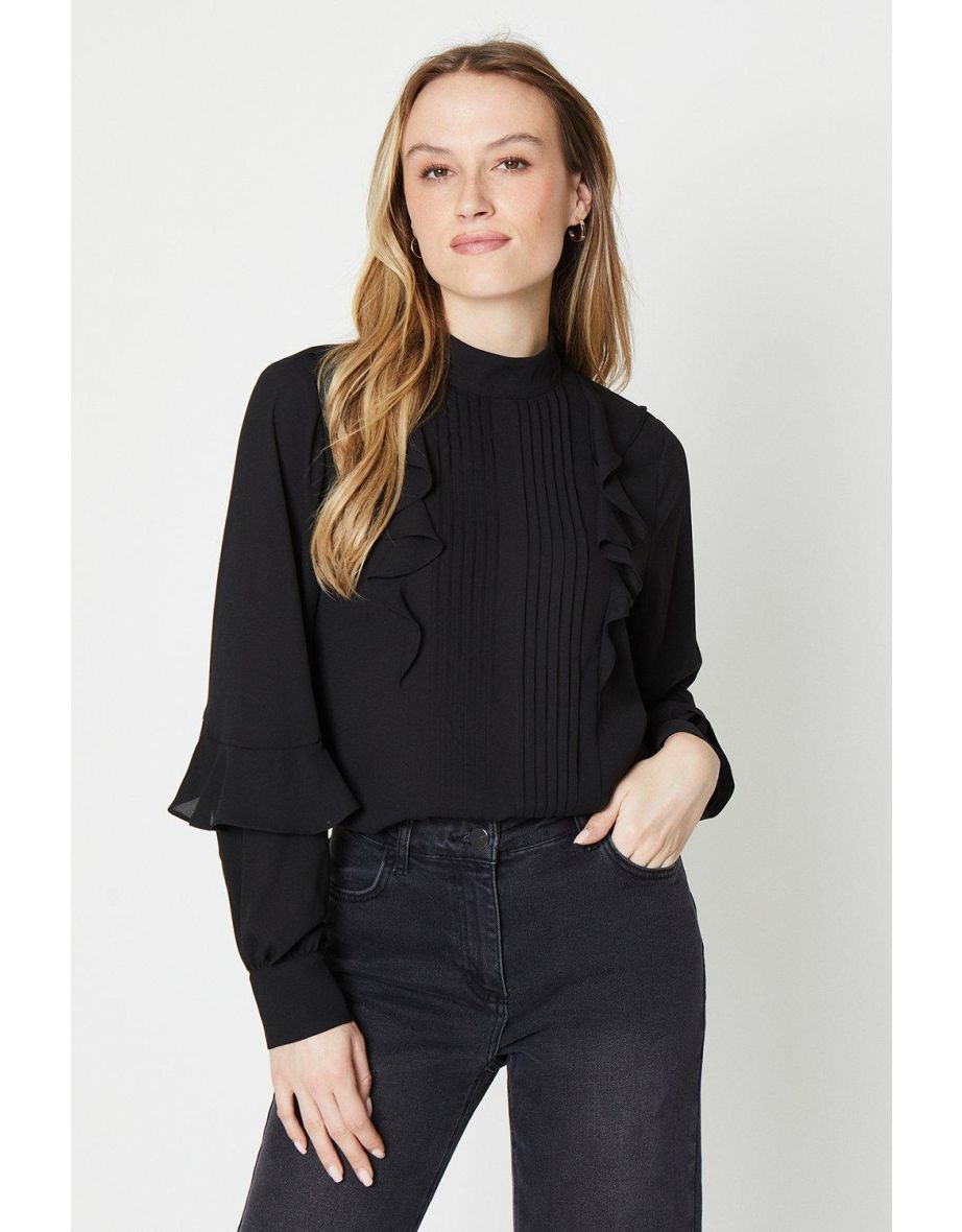 Oasis high shop neck top