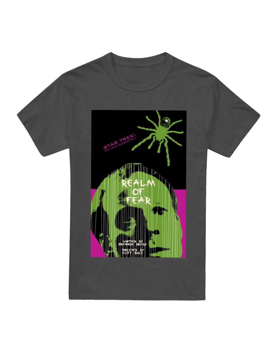 Star Trek Unisex Adult The Next Generation Season 6 Episode 2 T-Shirt - Charcoal