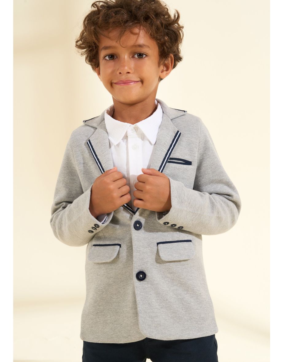 Ashton Grey Tailored Jersey Blazer