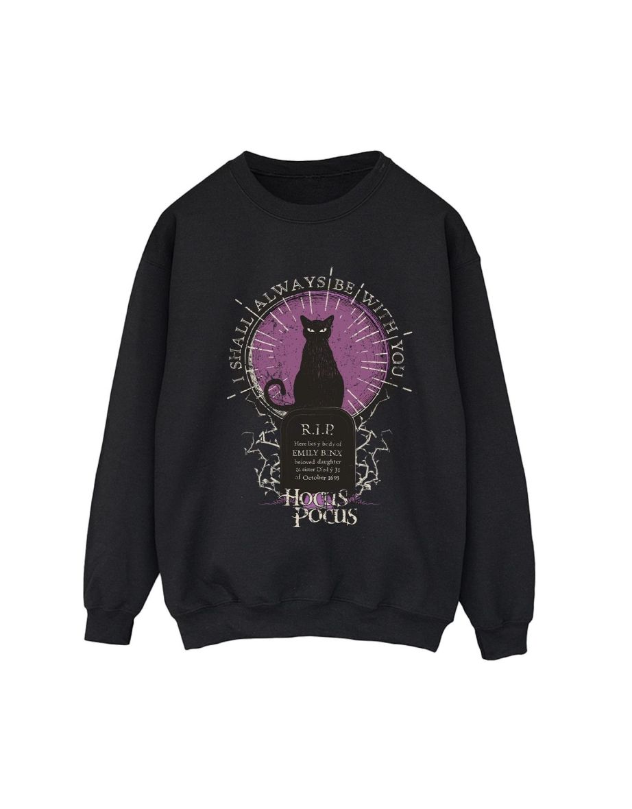 Disney Womens/Ladies Hocus Pocus RIP Emily Binx Sweatshirt - Black - 1