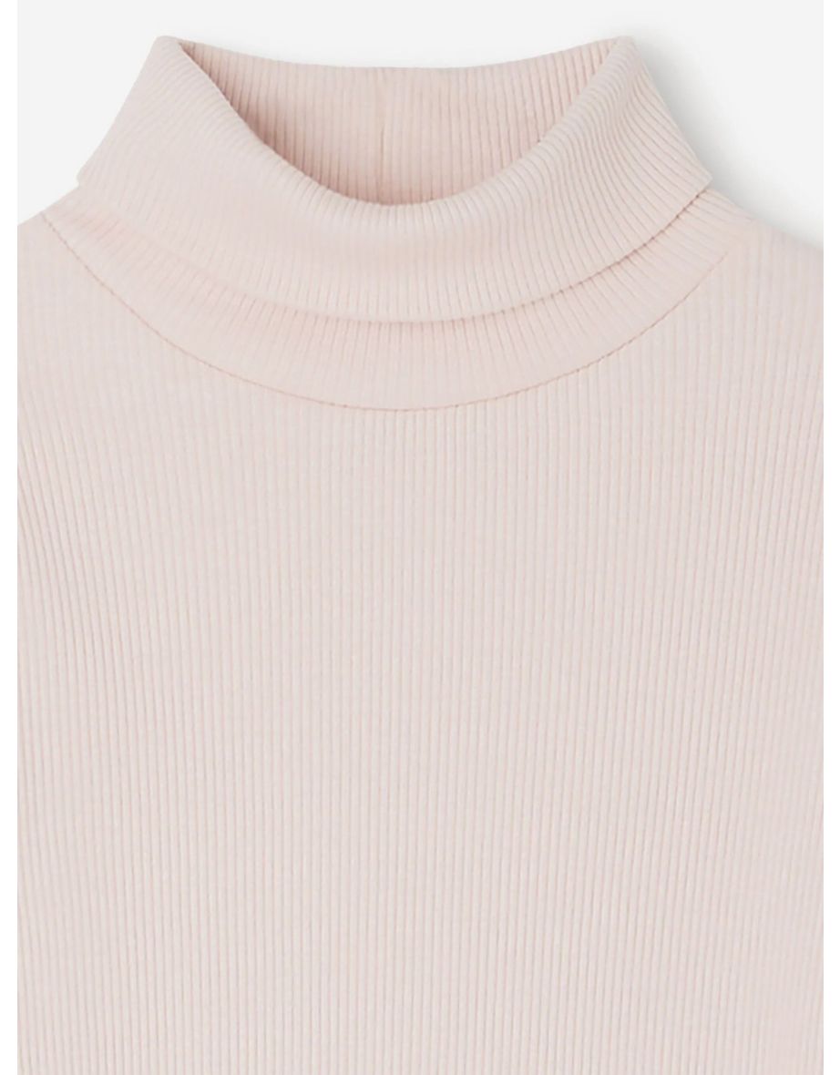Bonpoint Girls Tahiti High Neck Sweater in Pink - 2
