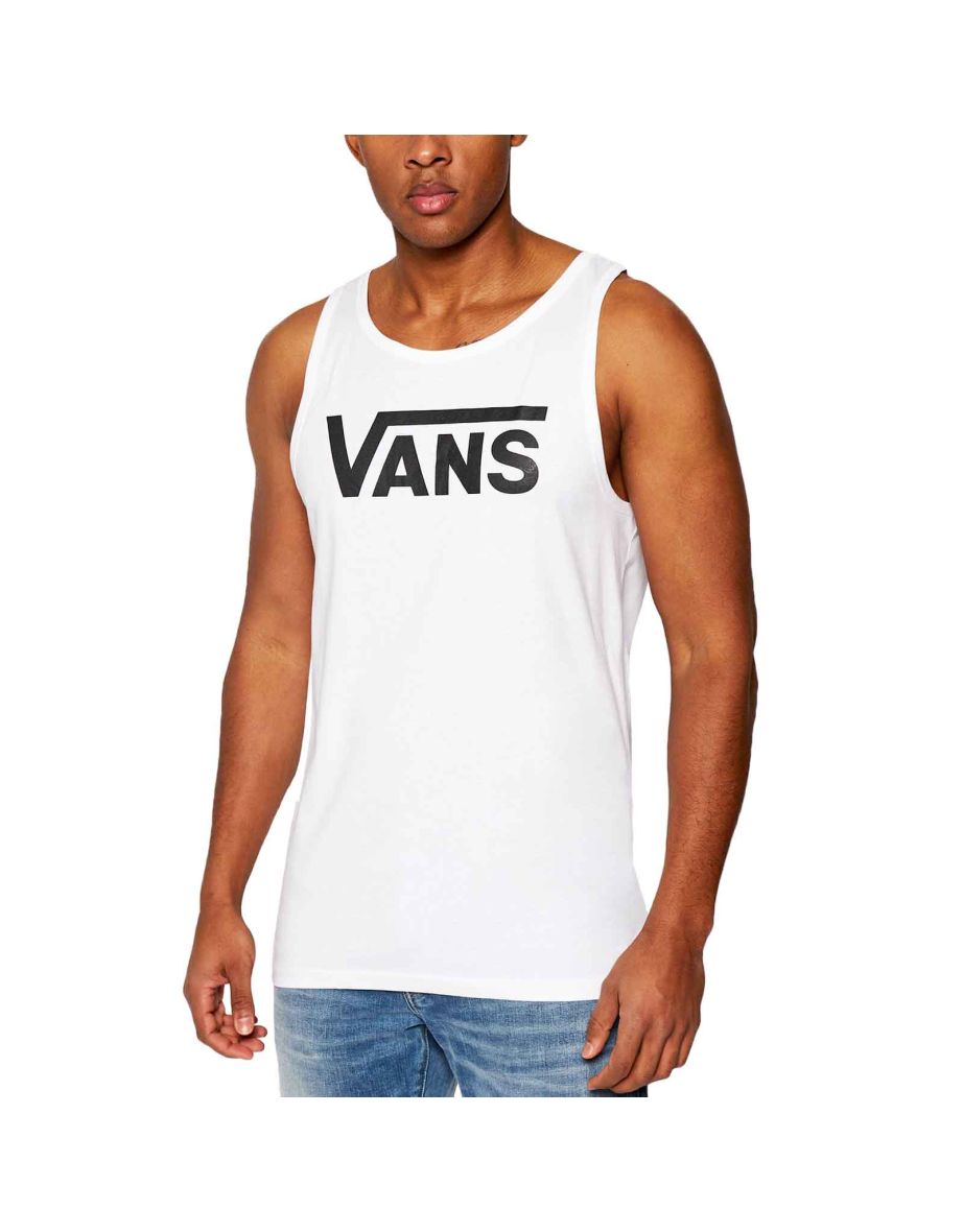Vans Mens Classic Fit Casual Summer Cotton Scoop Neck Tank Vest Top Tee