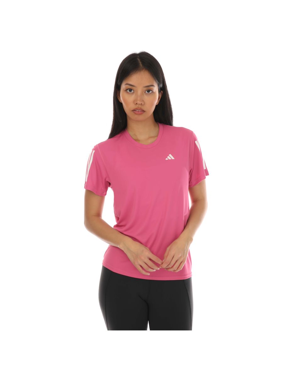 Women's adidas Own The Run T-Shirt in Pink