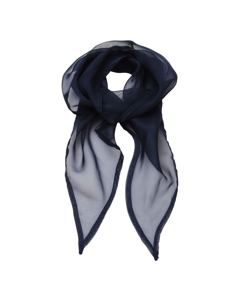 Premier Ladies/Womens Work Chiffon Formal Scarf - Navy - 1