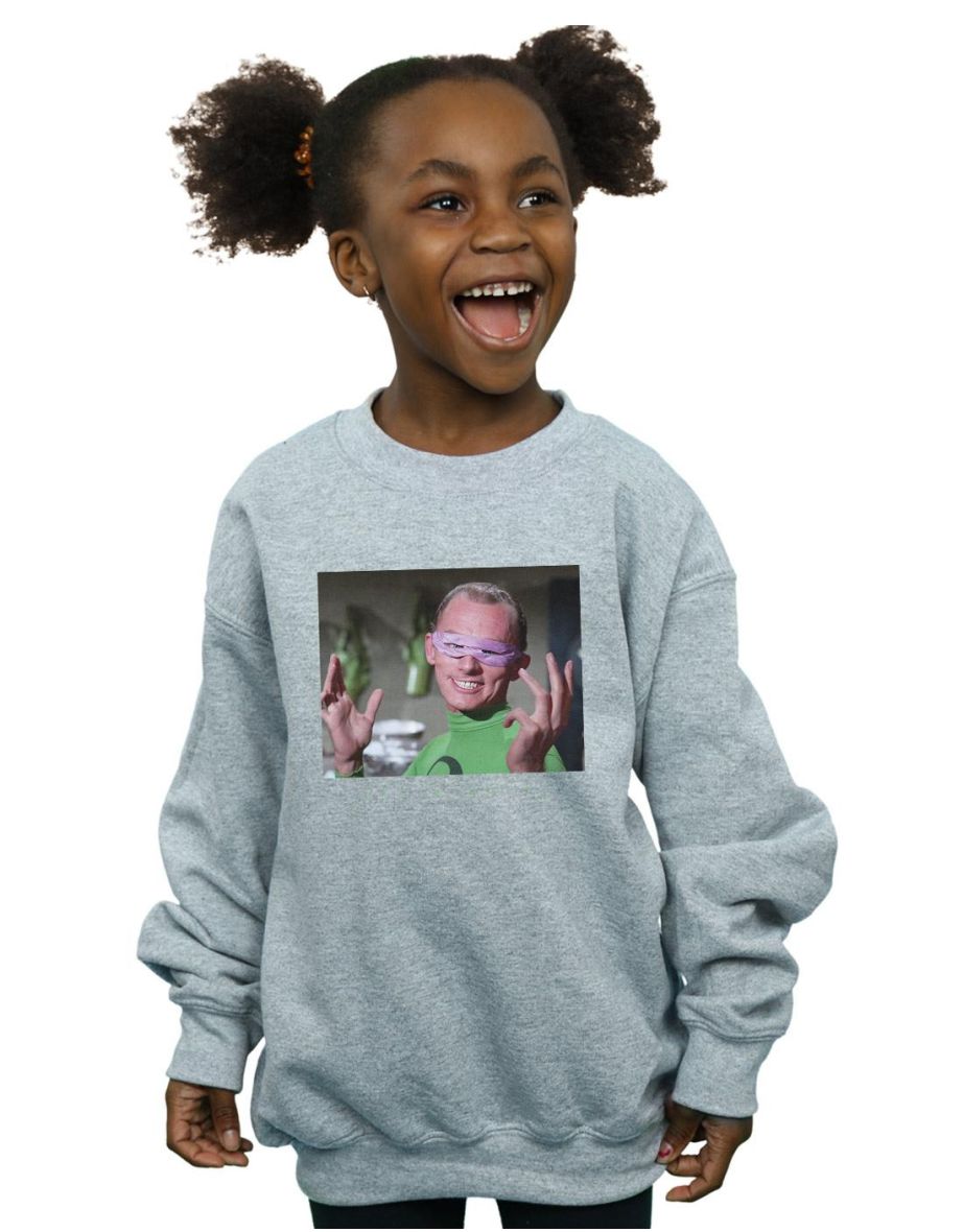 DC Comics Girls Batman TV Series The Riddler Photgraph Sweatshirt