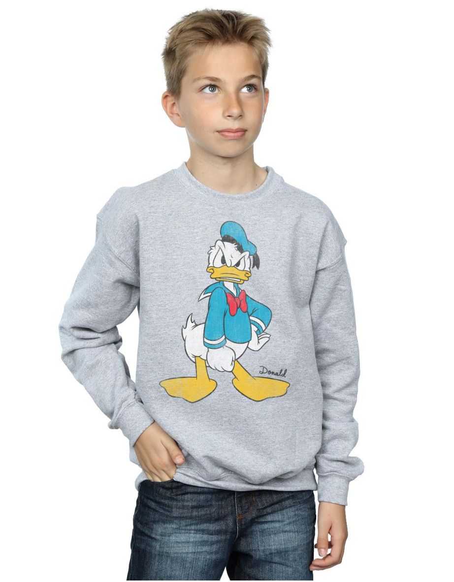 Disney Boys Angry Donald Duck Sweatshirt