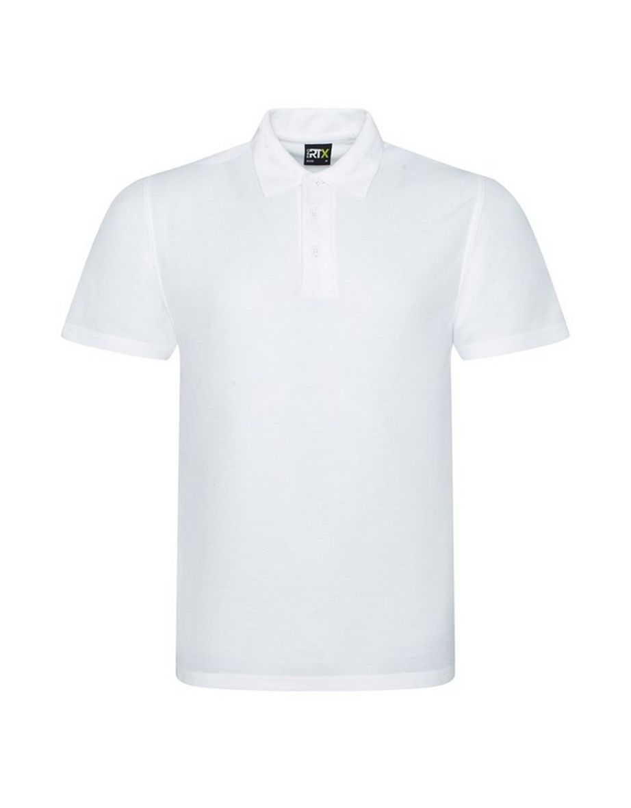 PRO RTX Mens Polyester Polo Shirt - White