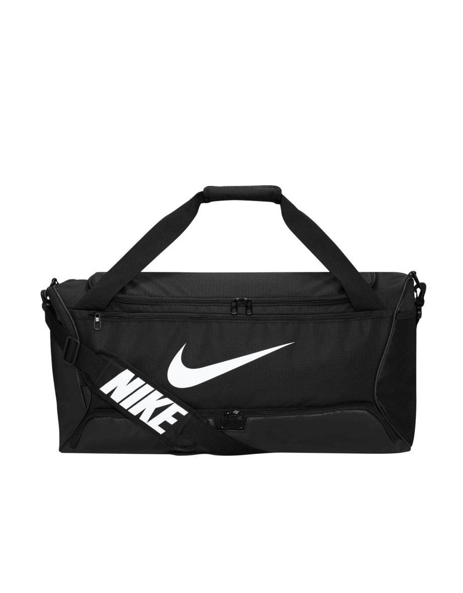 Shop Nike Brasilia Swoosh Training 60L Duffle Bag Black White Online in Oman VogaCloset