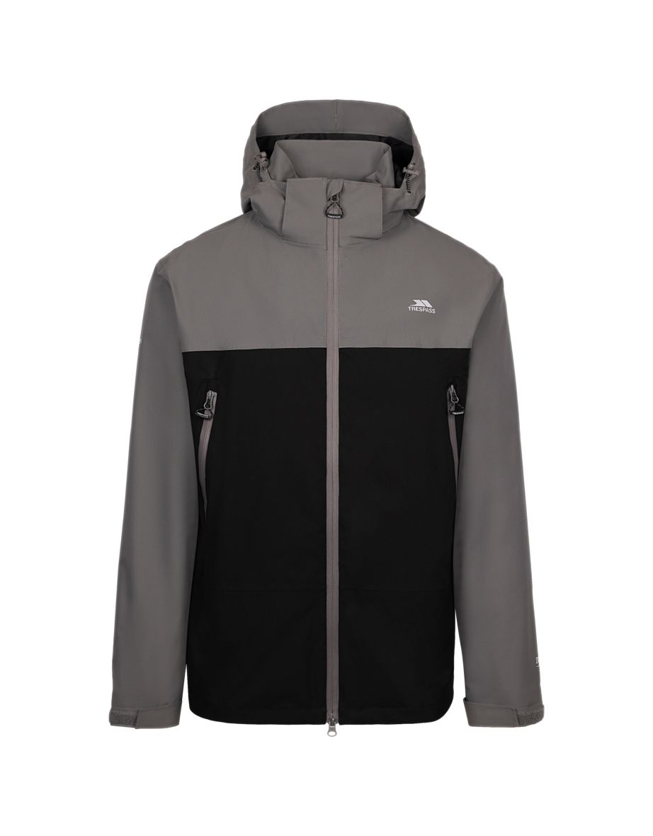 Trespass Mens Fahamore Waterproof Jacket - Storm Grey