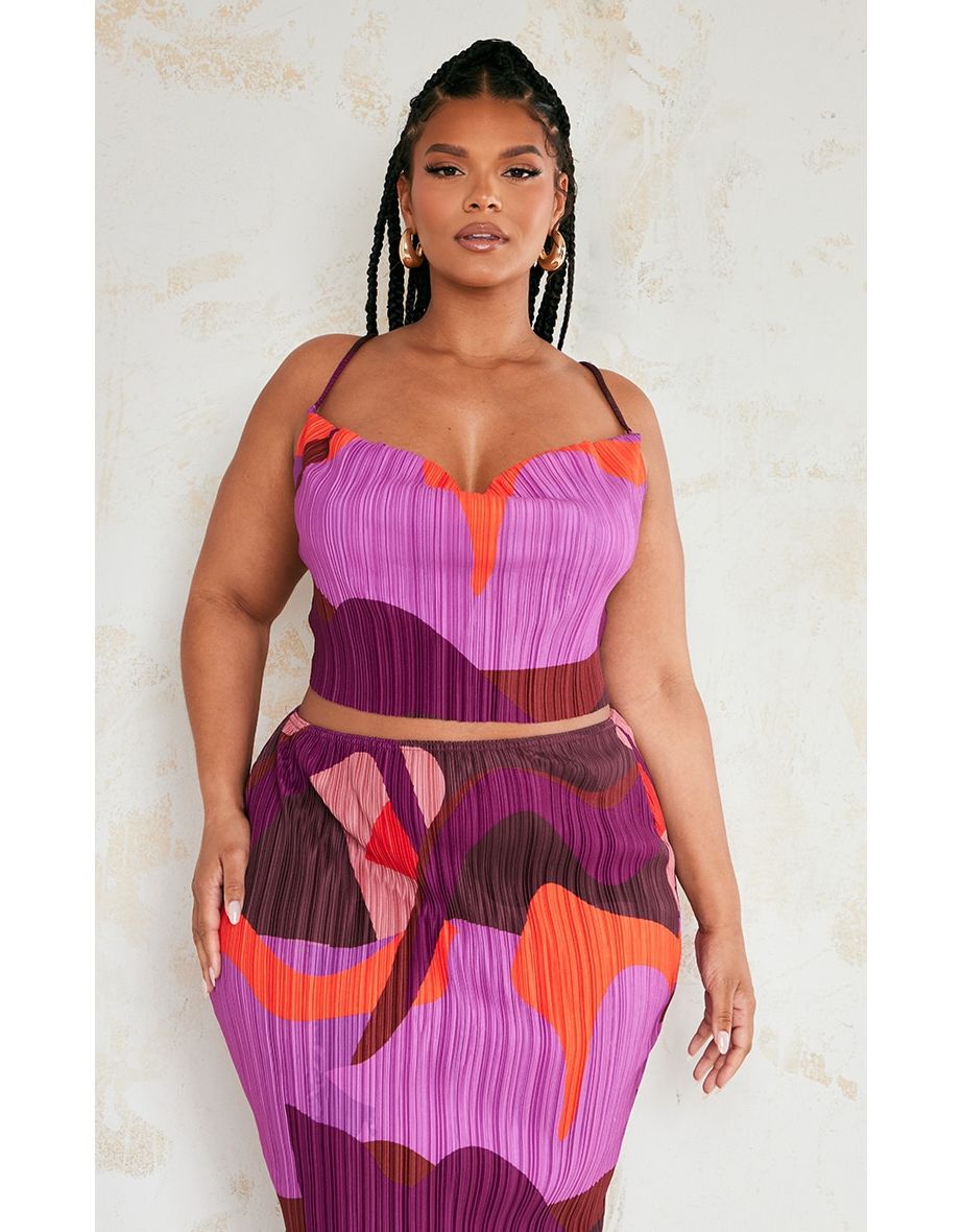 Cowl Neck Plus Size Tops for Women for sale