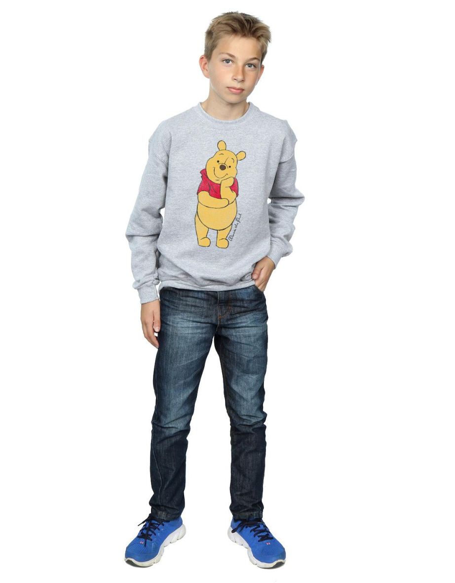 Winnie the Pooh Boys Classic Sweatshirt - Sports Grey - 3