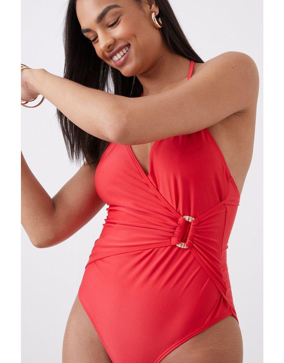 Wrap Over Sculpting Swimsuit - 2